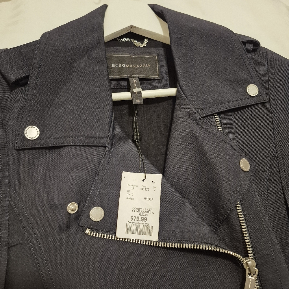 BCBG MAXAZRIA Dominique Cape Dark Navy size XS - Picture 5 of 14